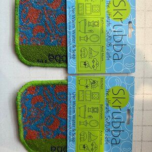 Wet-it! Skrubba 2-Pack Reusable Dish Scrubbers – Non-Scratch Scouring Pads